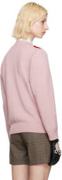 Ernest W. Baker Pink Rose Cardigan