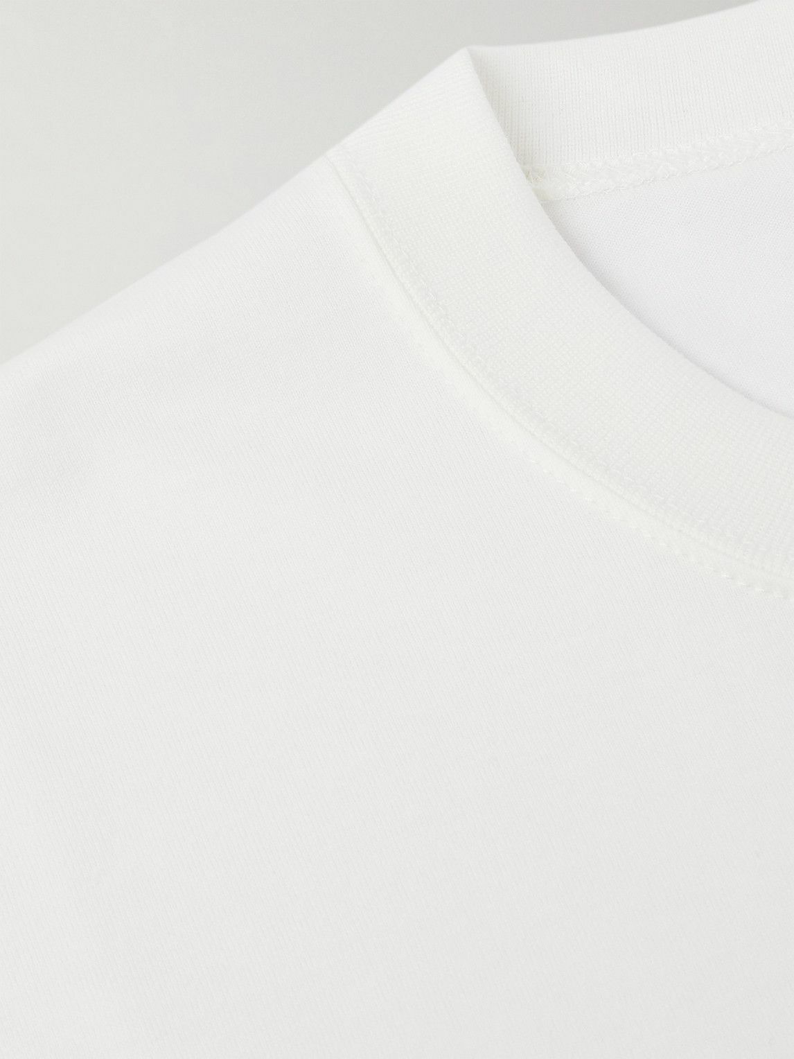 ssstein - Oversized Cotton-Jersey T-Shirt - White