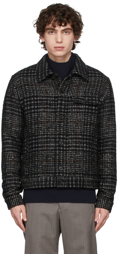 Photo: Paul Smith Black Tweed Check Jacket