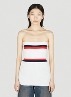 Meryll Rogge Ribbed Bustier Top