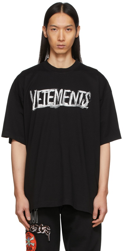 Photo: VETEMENTS Black World Tour T-Shirt