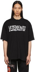 VETEMENTS Black World Tour T-Shirt