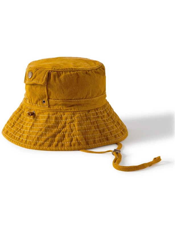 Photo: Nicholas Daley - Embroidered Cotton-Twill Bucket Hat