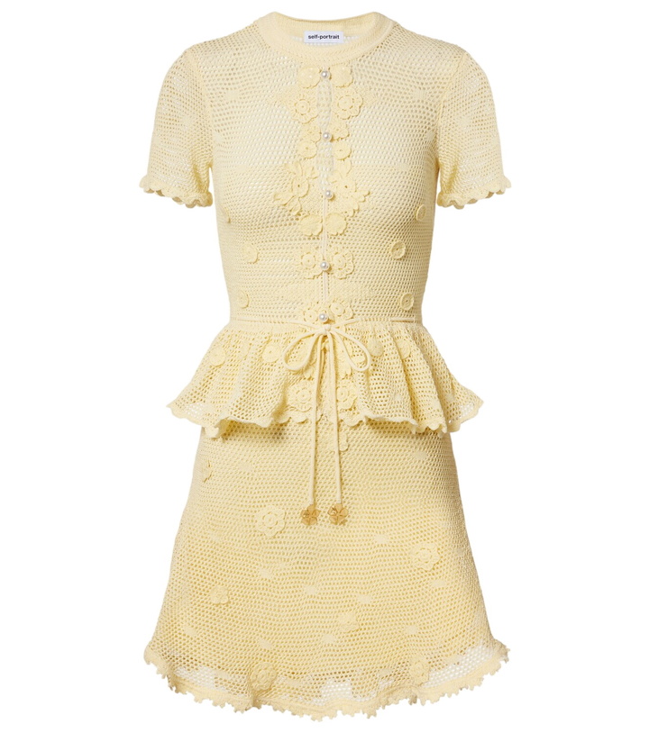 Photo: Self-Portrait Embellished minidress