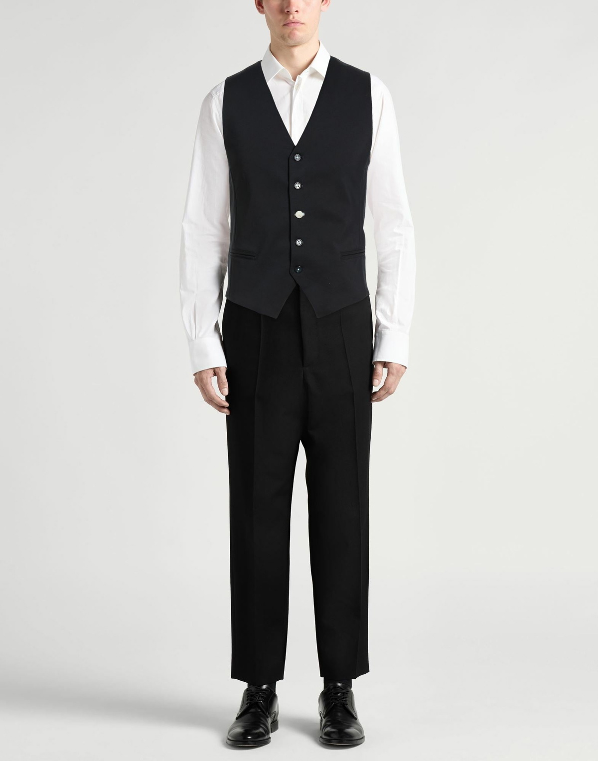 Berna Mens Tailored Vest Midnight in Blue