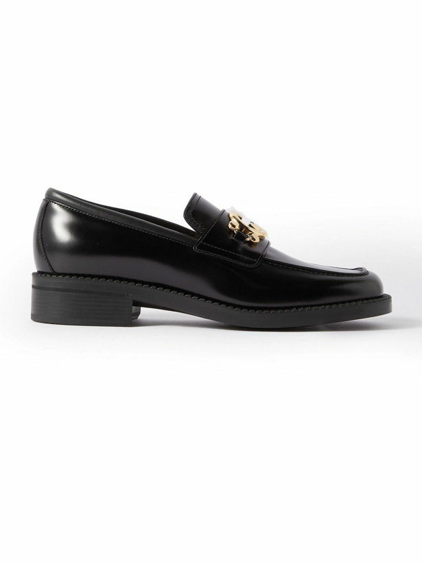 Photo: GUCCI - Logo-Detailed Leather Loafers - Black