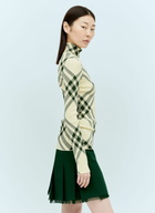 Burberry Ribbed Check Sweater