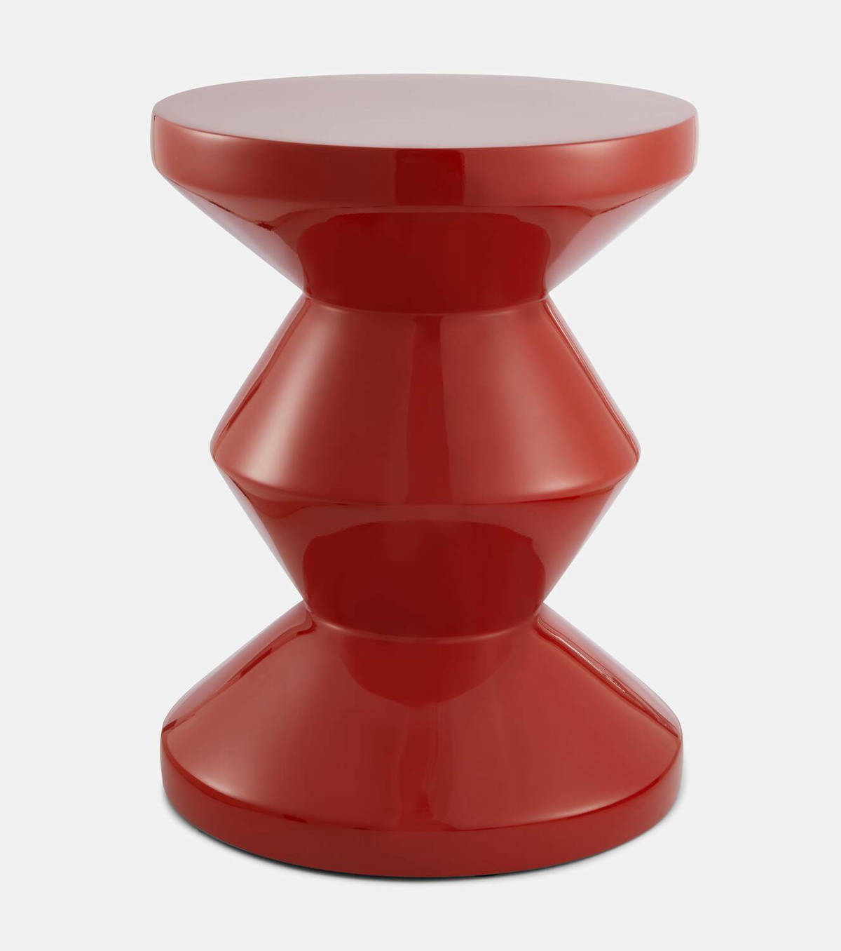 Polspotten Zig Zag lacquered stool