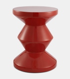 Polspotten Zig Zag lacquered stool