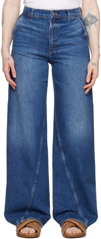 Photo: ANINE BING Blue Briley Jeans