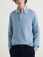 Loro Piana - Cashmere Polo Shirt - Blue