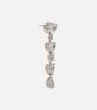 Self-Portrait Tiered embellished earrings