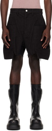 Rick Owens Black Porterville Stefan Shorts