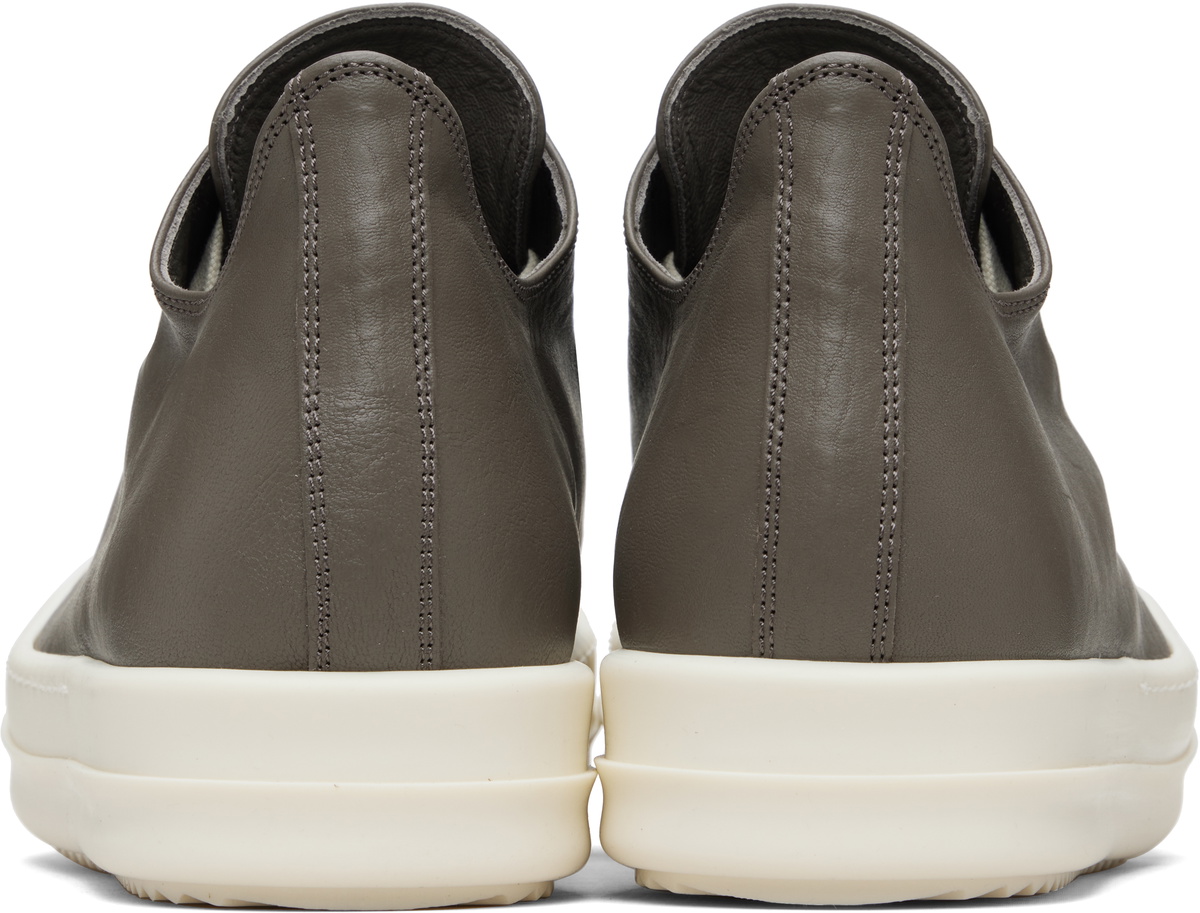 Rick Owens Gray Temple Low Sneakers
