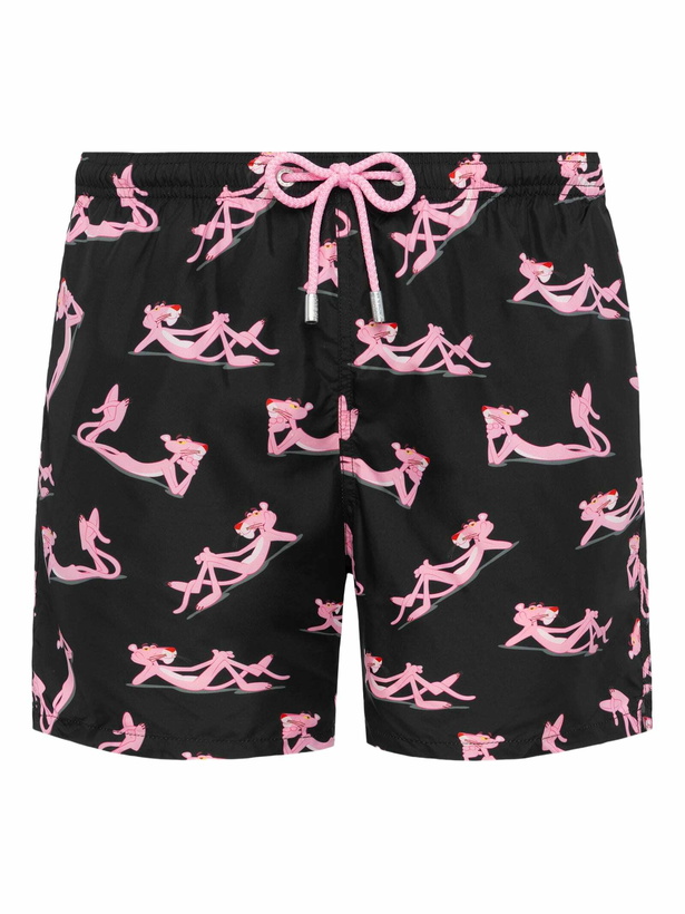 Photo: MC2 Saint Barth Lightweight Fabric Swim Shorts Lighting With The Pink Panther Print | The Pink Panther Special Edition
