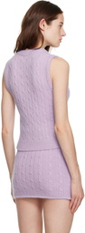 Filippa K Purple Braided Vest