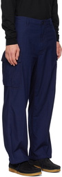 BEAMS PLUS Navy Button Tab Cargo Pants