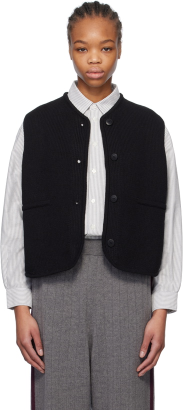 Photo: Cordera Black Boxy Cotton Vest