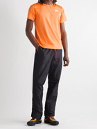 DISTRICT VISION - Slim-Fit Air-Wear Stretch-Mesh T-Shirt - Orange