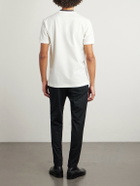 Dolce&Gabbana - Logo-Embroidered Piqué T-Shirt - White