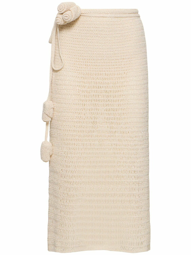 Photo: MAGDA BUTRYM Crocheted Cotton Blend Skirt