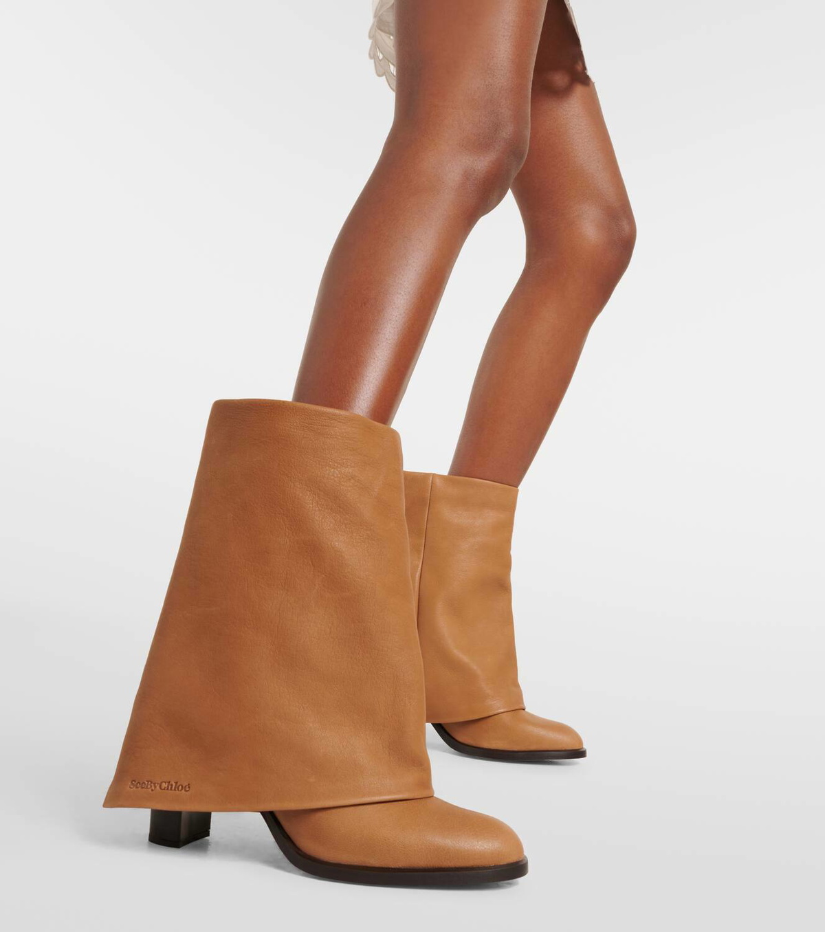 See By Chloé Melia 90 leather boots