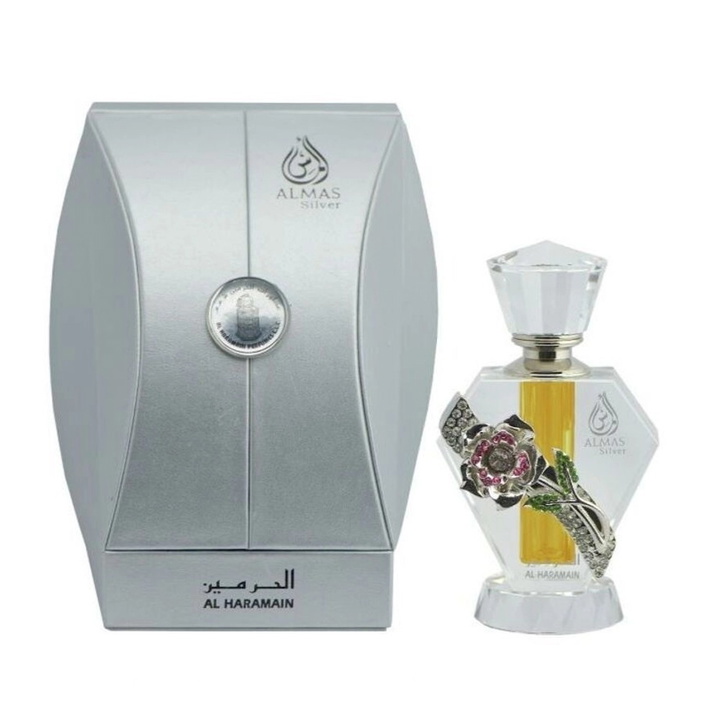 Photo: Al Haramain Unisex Almas Silver Perfume Oil 0.33 oz Fragrances 6291100135080