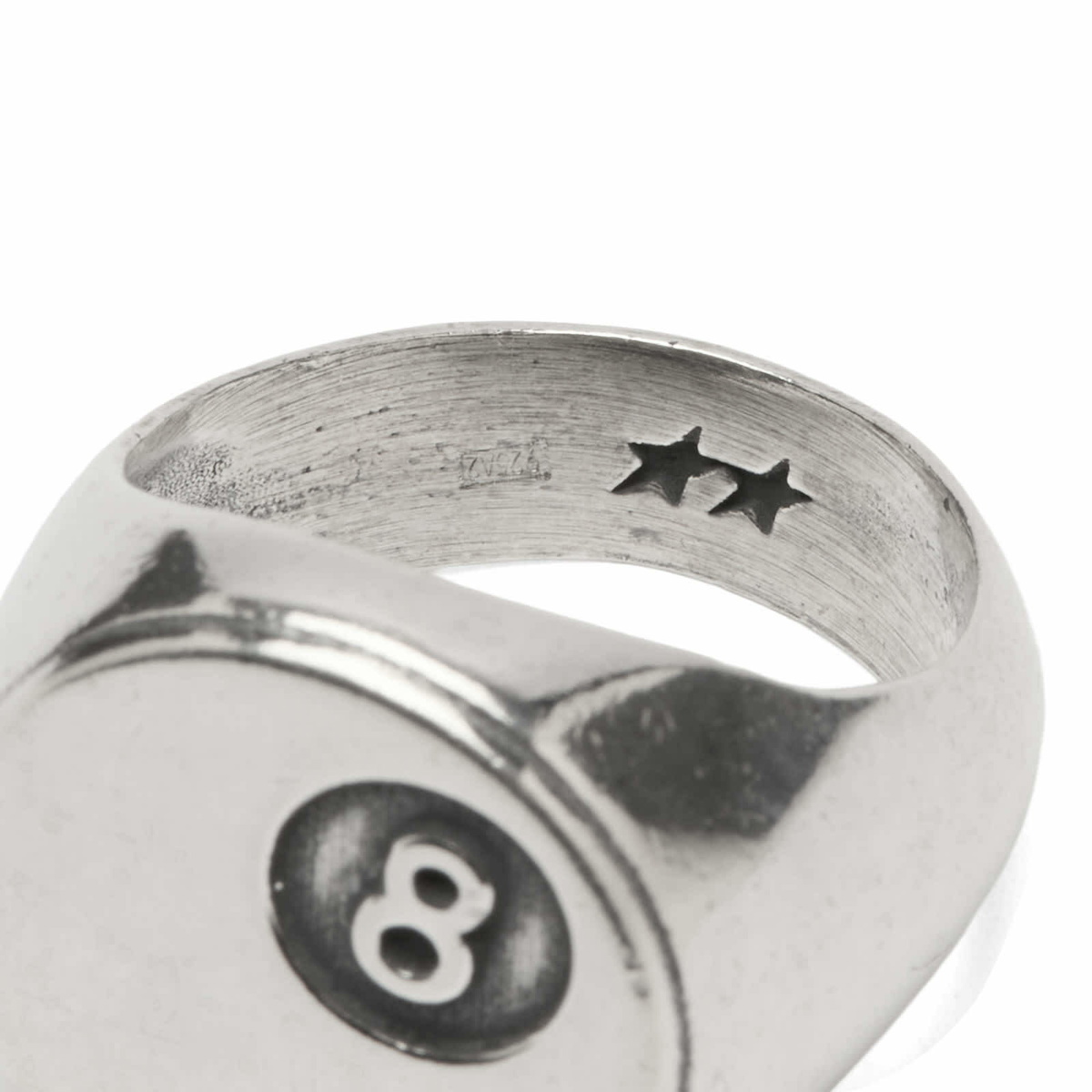 TwoJeys Men's 8 Ball Ring in Sterling Silver