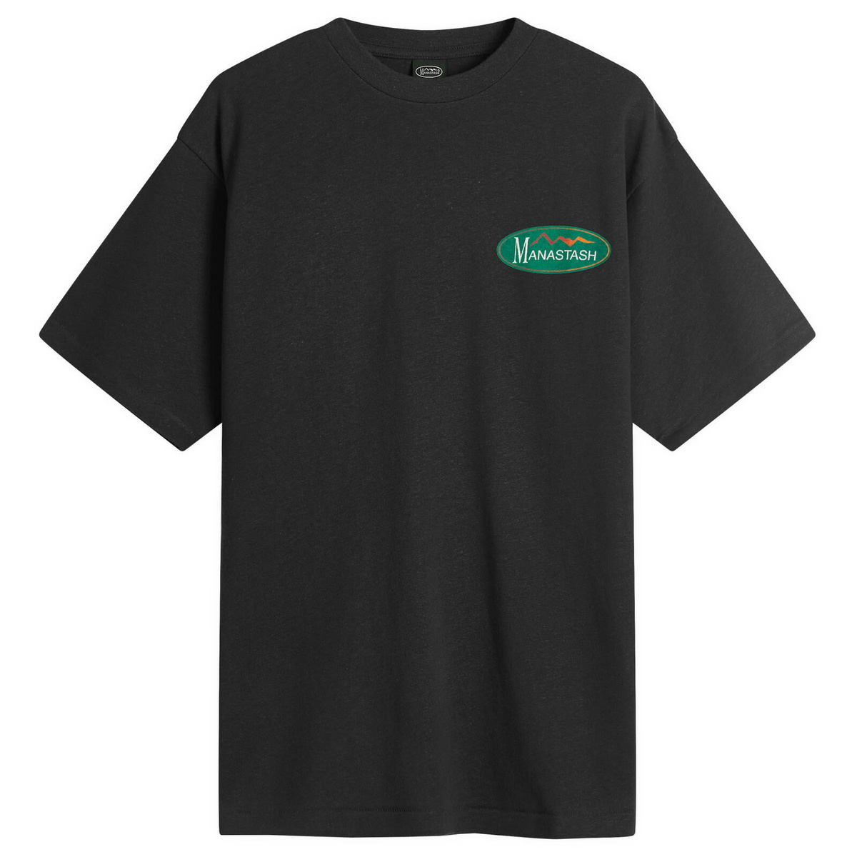Manastash Men's Hemp Original Logo T-Shirt in Black