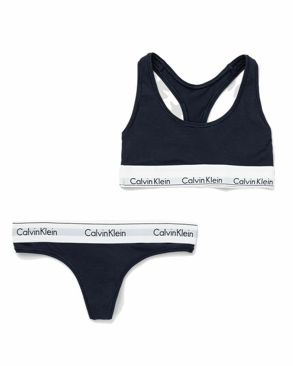 Calvin Klein Underwear Triangle Rp Green - Womens - Swimwear Calvin Klein  Underwear