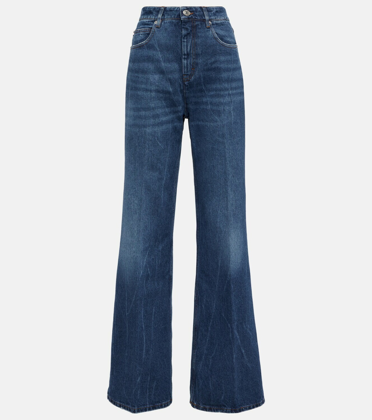 Ami Paris High-rise flared jeans AMI