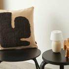 Ferm Living Lay Cushion in Sand/Dark Brown