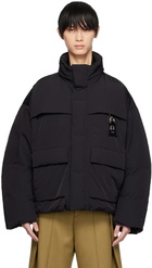 Wooyoungmi Black Zip Down Jacket