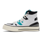 Converse White and Blue Chuck 70 E260 Sneakers