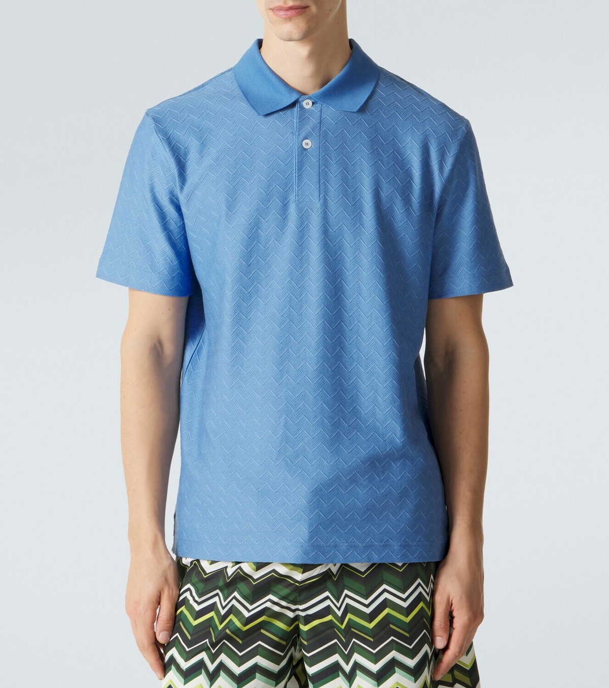 Missoni Zigzag cotton polo shirt