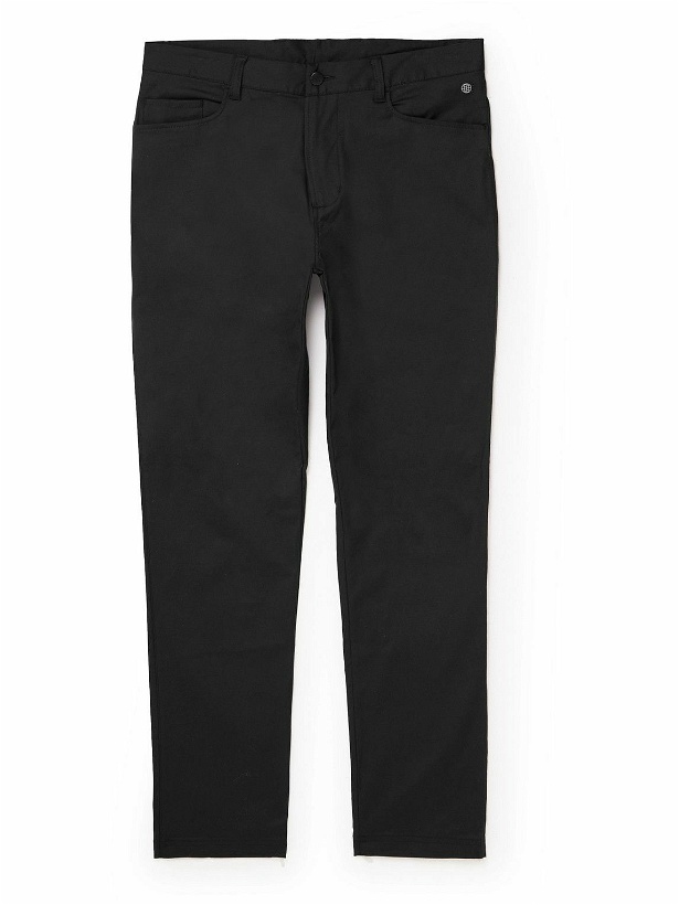 Photo: adidas Golf - Go-To Straight-Leg Stretch-Cotton and Lyocell-Blend Twill Trousers - Black