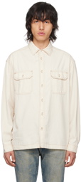John Elliott Off-White Princeton Shirt