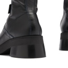 MIISTA Women's Oliana Ankle Boots in Black Blue