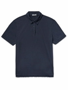 James Perse - Supima Cotton-Jersey Polo Shirt - Blue