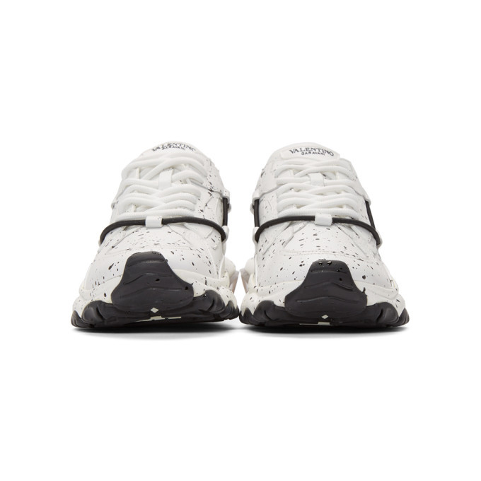 Valentino White Valentino Garavani Hand Spray Painted Bounce