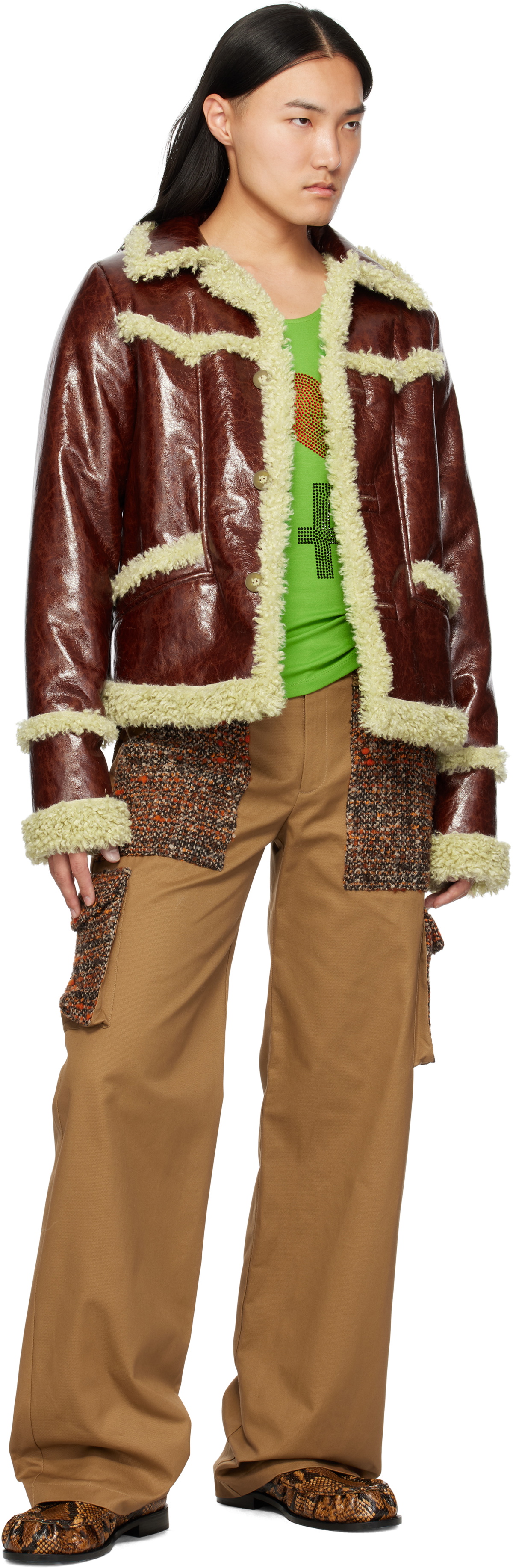 Anna Sui SSENSE Exclusive Brown Runway Jacket
