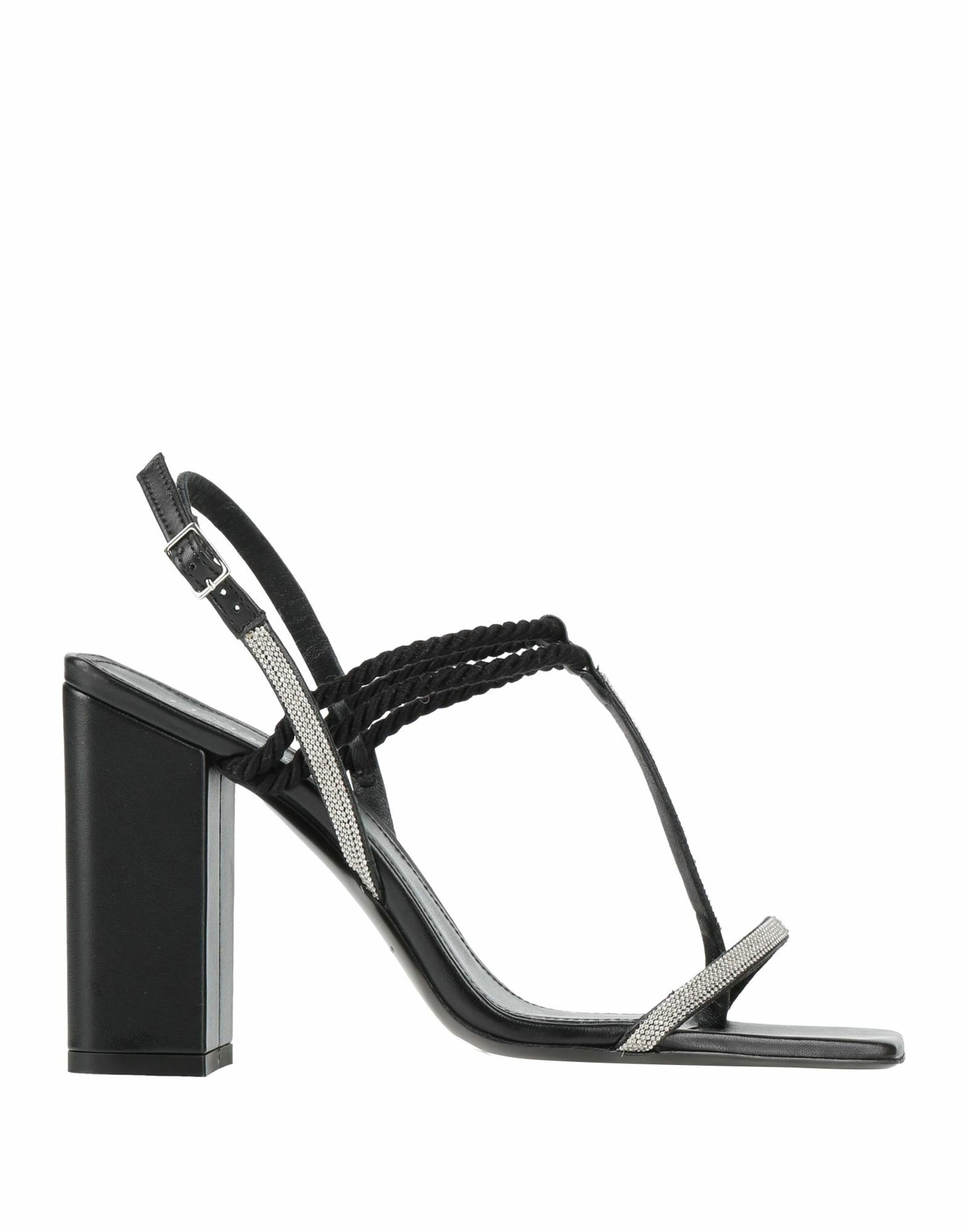 Peserico Womens Thong sandal in Black