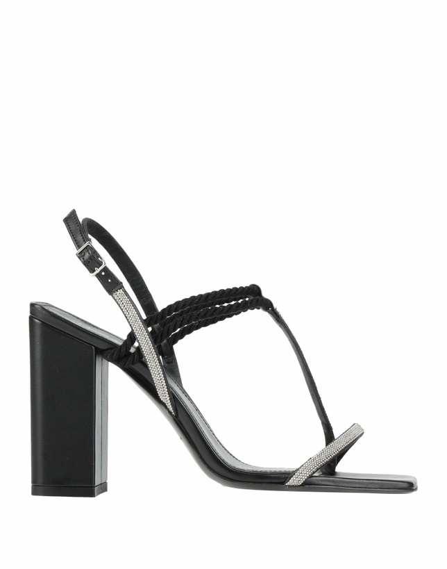 Photo: Peserico Womens Thong sandal in Black