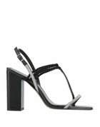 Peserico Womens Thong sandal in Black