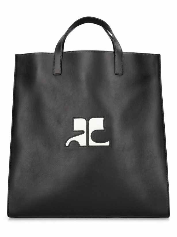 Photo: COURREGES Logo Leather Tote Bag