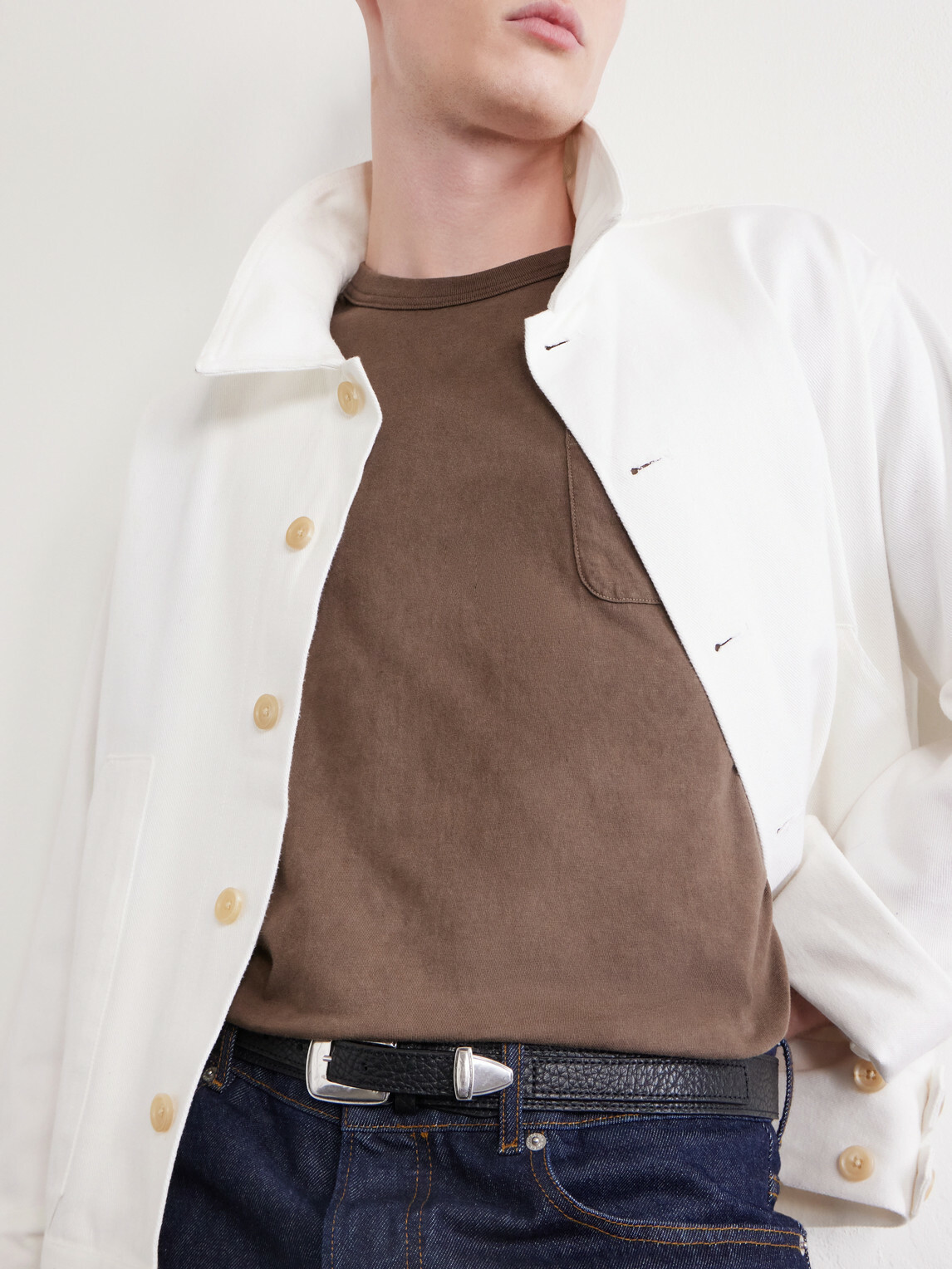 Visvim - Cotton-Jersey T-Shirt - Brown