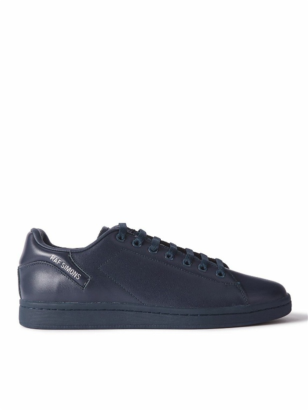 Photo: Raf Simons - Orion Leather Sneakers - Blue