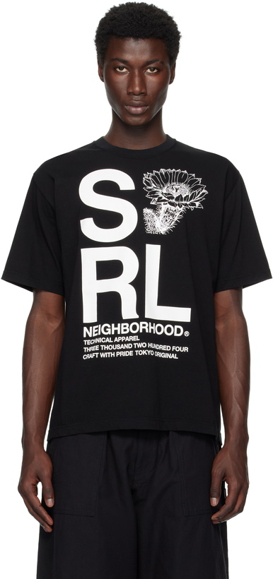 Photo: Neighborhood Black 'SRL' S/S-1 T-shirt