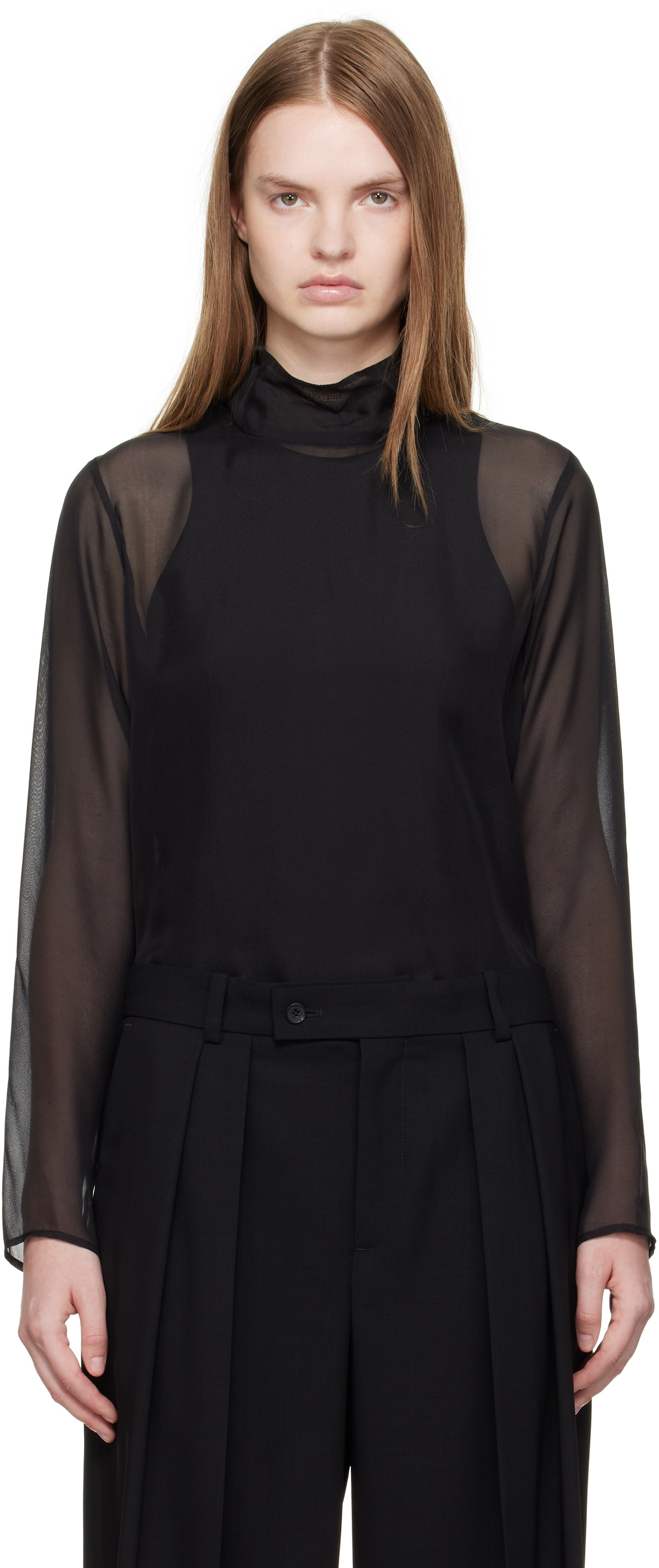 La Collection Black Clarice Blouse