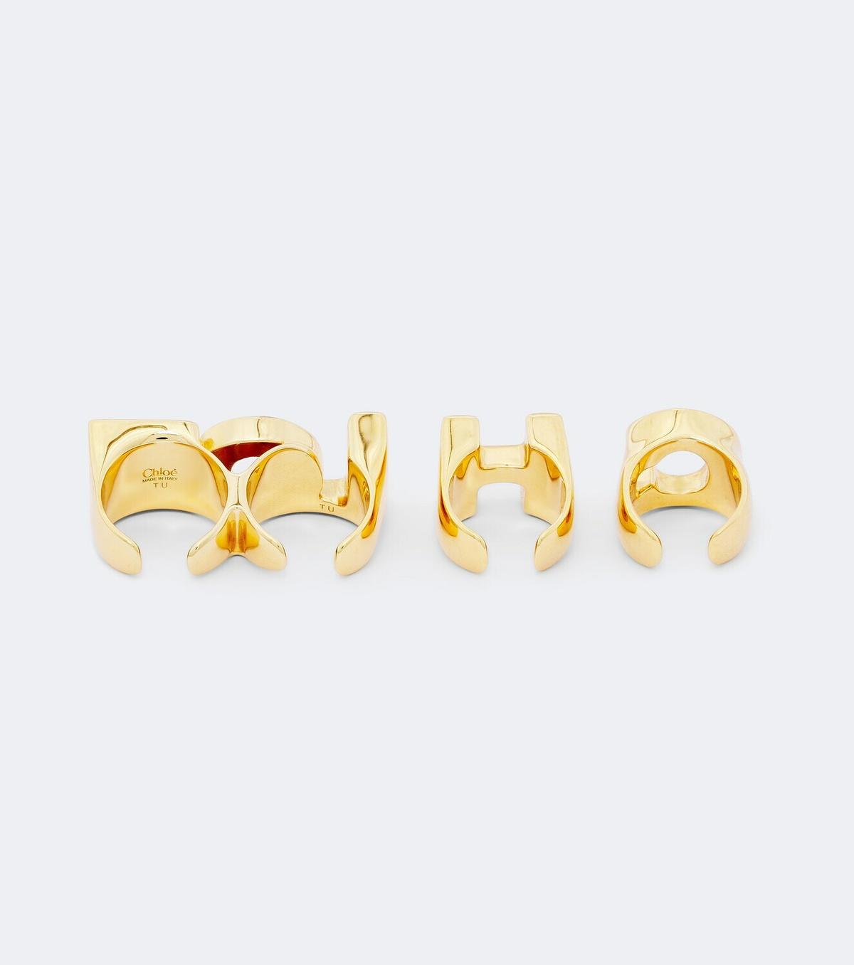 Chloé Set of 3 logo rings